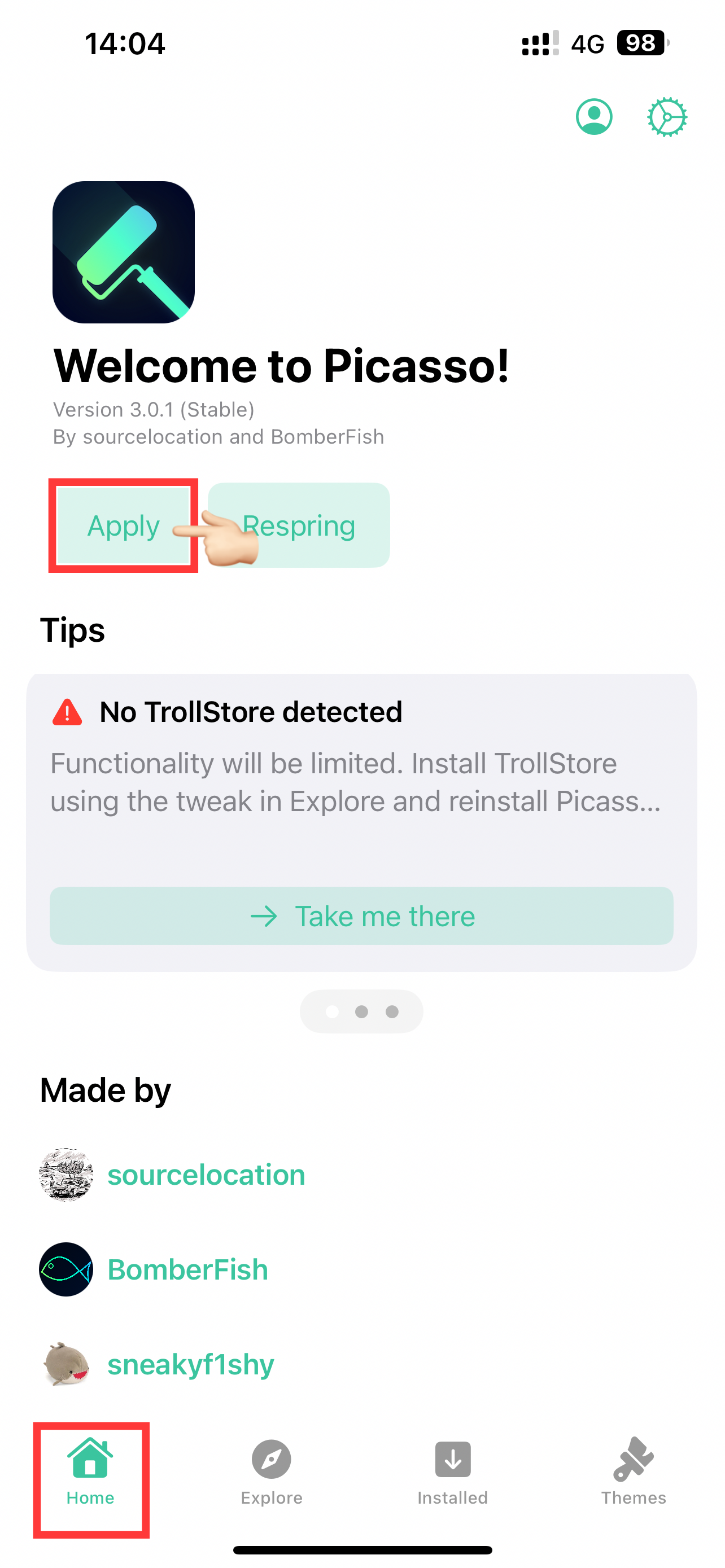 图片[8]-利用 Picasso V3 安装 TrollStore 2-玩机趣推